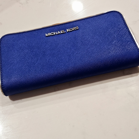 MICHAEL Michael Kors Blue Clutch